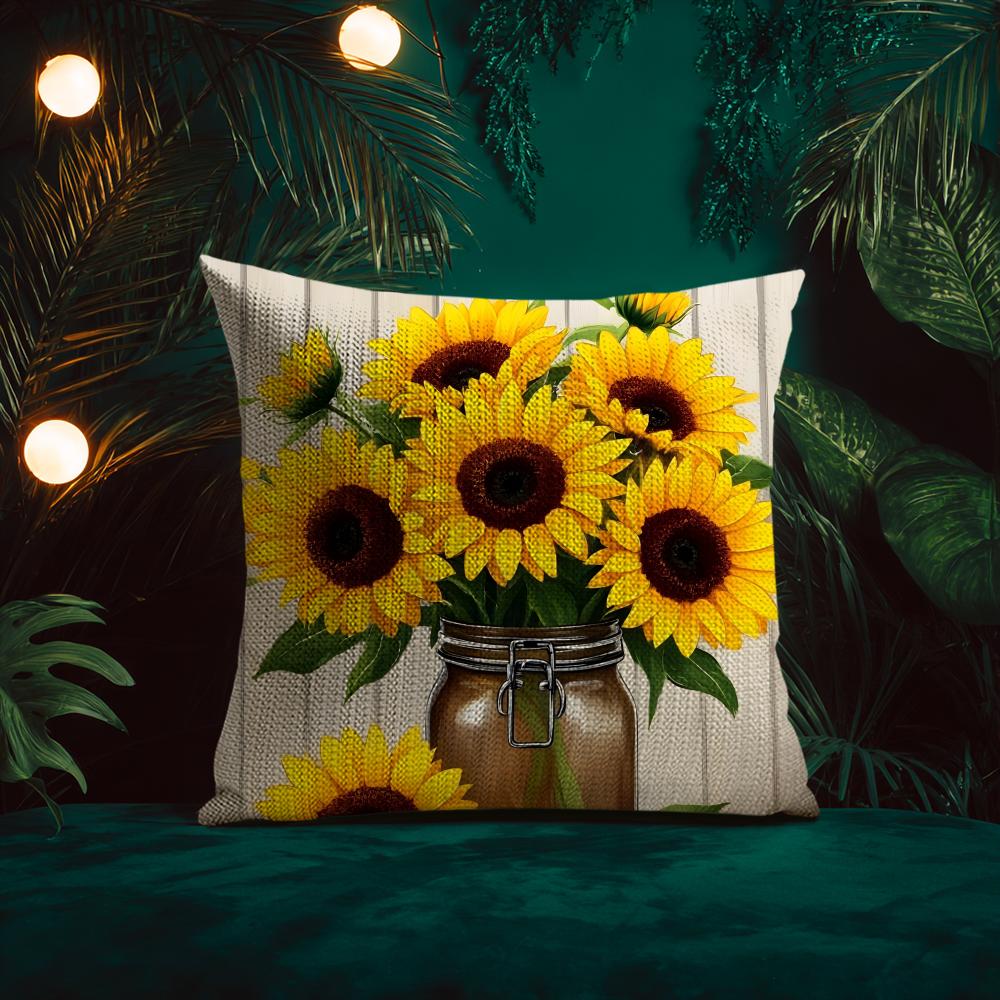 

Morandi Color Warm Color Pattern Cushion Cover Silky elegant Comfort Sofa Bed Invisible zipper Beach pillowcase 30x30 cm