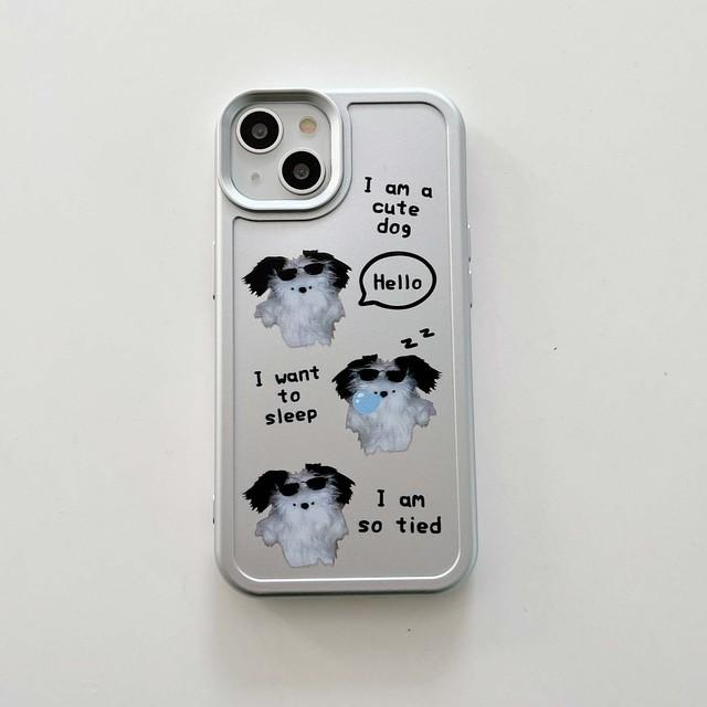 

Мягкий силиконовый защитный чехол с изображением милой собаки для Iphone X Xr Xsmax 11 12 Promax 13 14 Pro Max Plus, милая задняя крышка Ins For iphone 14