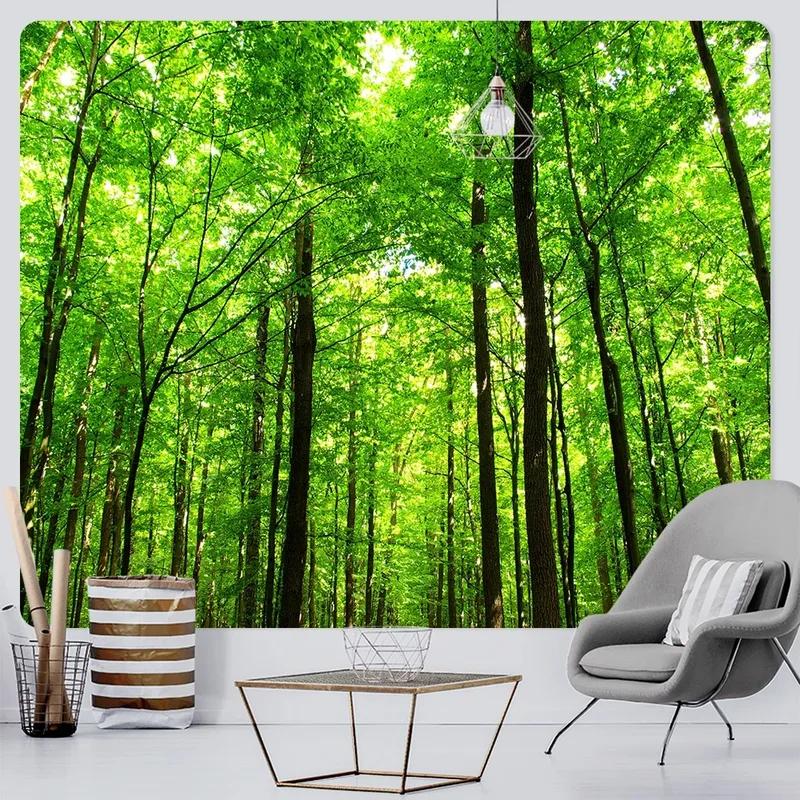 

Primeval Forest Tapestry Office Living Room Decoration Home Wall Tapestry 100x75cm