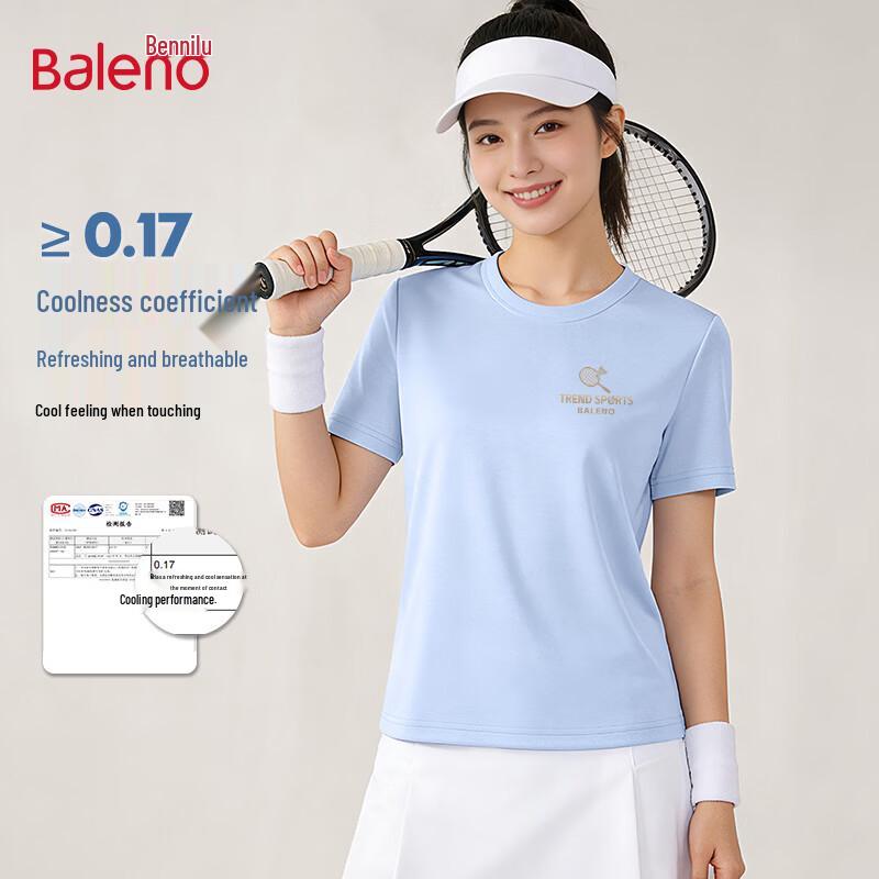 

Baleno Women s Cool-Touch Antibacterial Short Sleeve T-Shirt 2XL