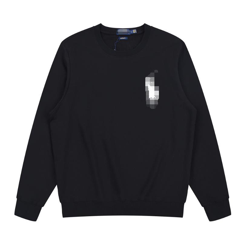 Men's Slim Fit Pure Cotton Long Sleeve Polo with Horse Embroidery