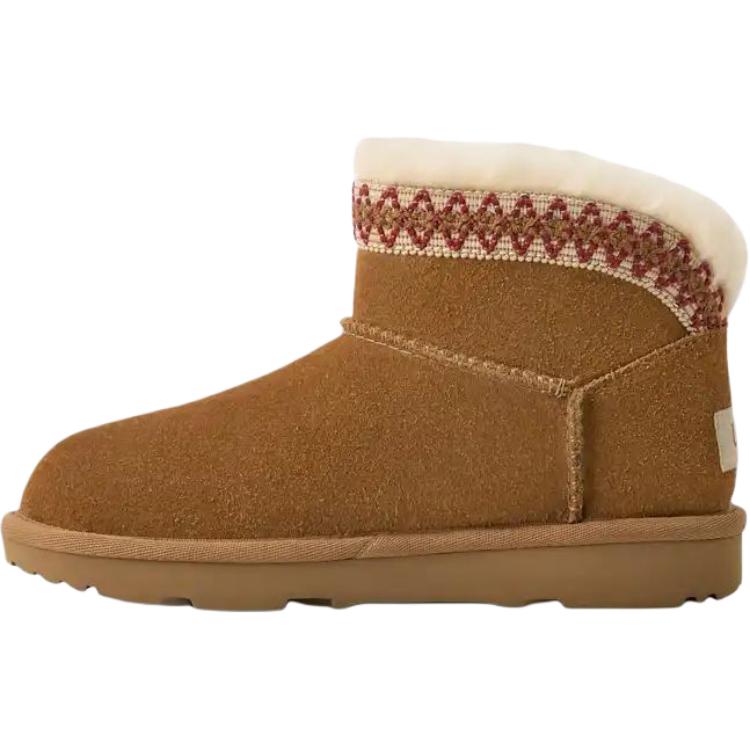 UGG Классические ультрамини универсальные удобные детские зимние ботинки детские ботинки коричневые 1174630K-CHE 36