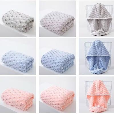 3Pcs/set Soft Ultra-fine Fiber Bath Towel, Absorbent and Quick Drying Towel, Home Soft Thickened Coral Velvet Bath Towel