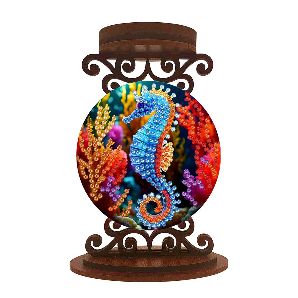 

Animals Diamond Painting Candle Holder Ornaments Aromatherapy Candle Holder 5D DIY Diamond Art Mini Candle Holder for Home Decor