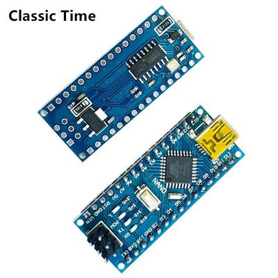 Nano mini USB con controller rosso Nano V3 compatibile con bootloader per driver USB Arduino CH340 16Mhz Nano v3.0 ATMEGA168P