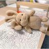 30/40cm INS Kawaii Denmark Rabbit Plush Toy Stuffed Brown Bunny Doll Baby Sleeping Plushie Pillow Birthday Gift For Kids Decor