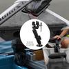 Trolling Motor Stabilizer Mount Aluminum Alloy Trolling Motor Quick Release Mount 360 Degree Adjustable Heavy Duty Shaft Support