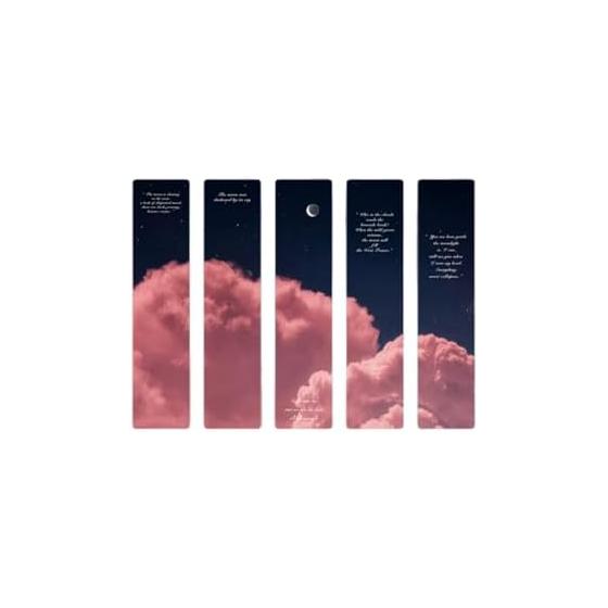 YFFSFDC Набор из 5 красивых закладок для книг Закладка для книг Милая декоративная карточка