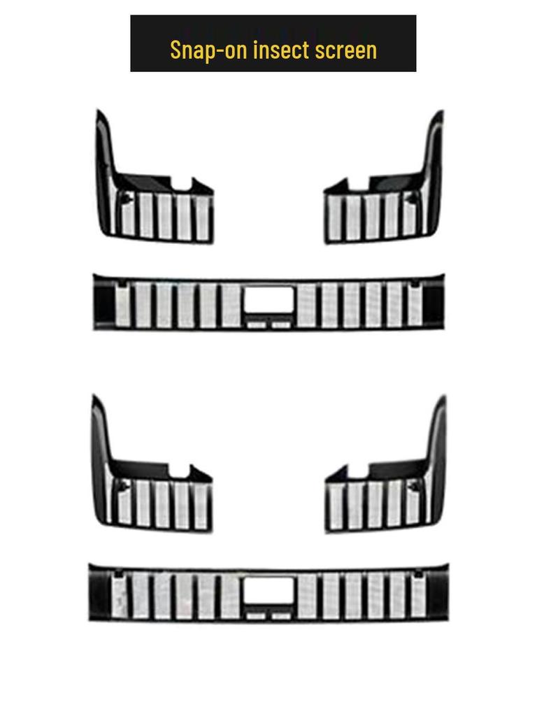 Custom Radiator Protection Grille for Chery 26 Models - Fengyun T11 Insect Net.