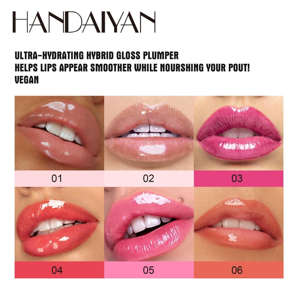 HANDAIYAN Needle Tube Lip Gloss Slightly Spicy Lip Gloss Tidal Lip Glass Mirror Lip