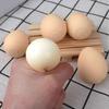 15 Pieces Mini Fake Eggs Squeeze Toys Bouncy Elastic Sensory Fidgets Physical Counseling Eggs for Office Home & Travel
