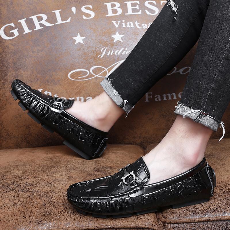 Hotest Salest Man Shoe Brand Men Loafers Leather Men'S Casual Shoes Moccasins Masculino Office Dress Wedding Slip On Boat Shoes