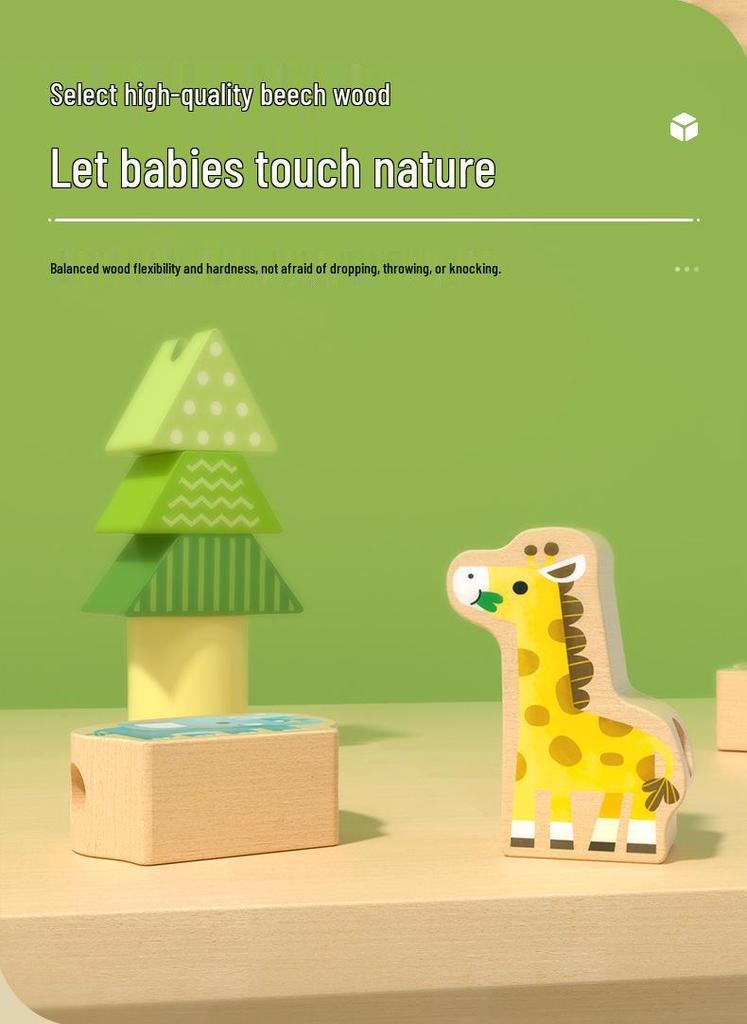 KoryoBaby Beaded Educational Toy for Kids: Fine Motor Skills & Concentration Building Blocks