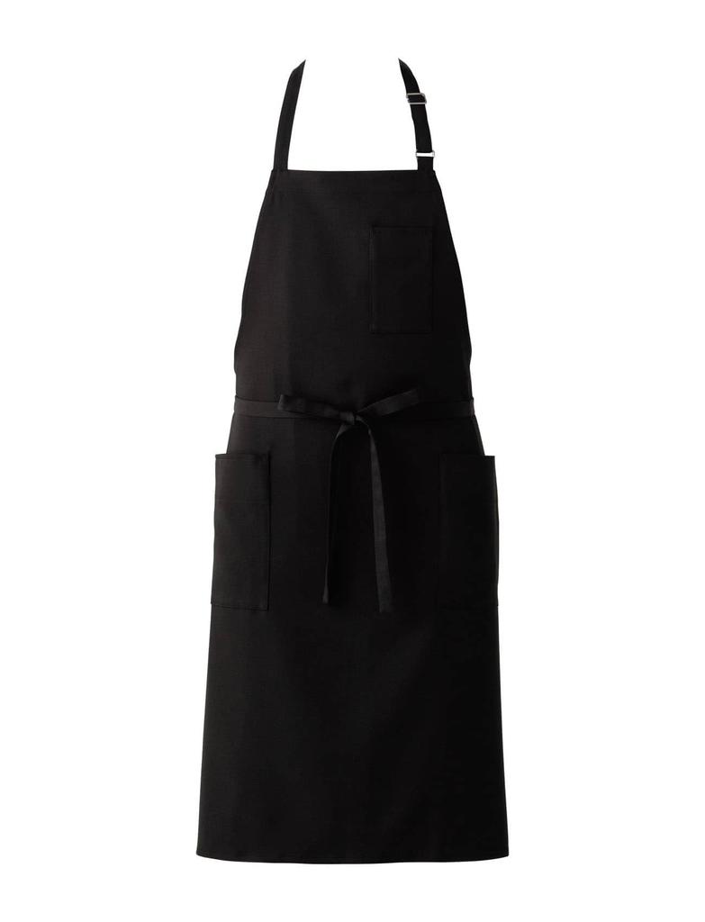 Seven Uniform CT2296-9 Chest Apron, Black, Free Size