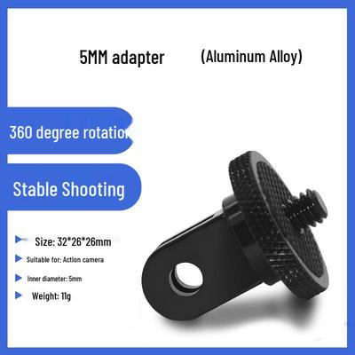 Mini Metal Tripod Adapter for GoPro 13/12/10 Accessories - 1/4