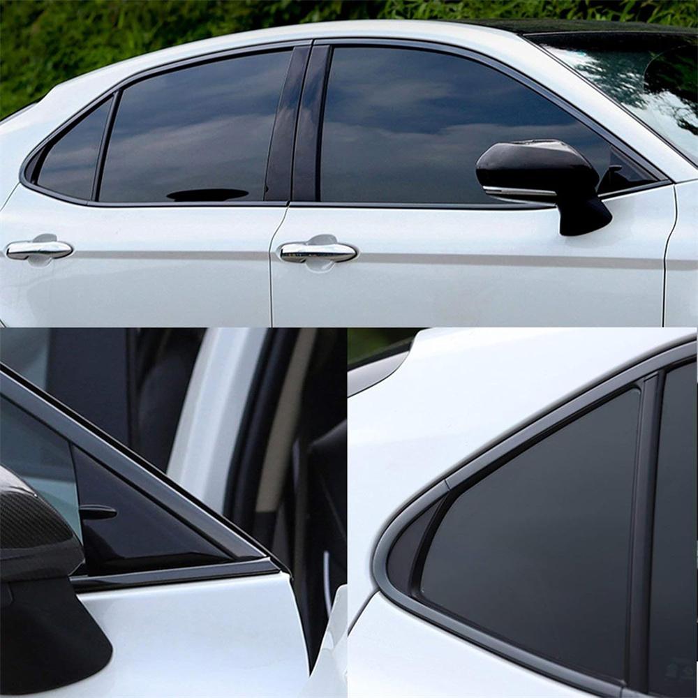 Černá krycí lišta oken Chrome Delete pro Toyota Camry 2018-23