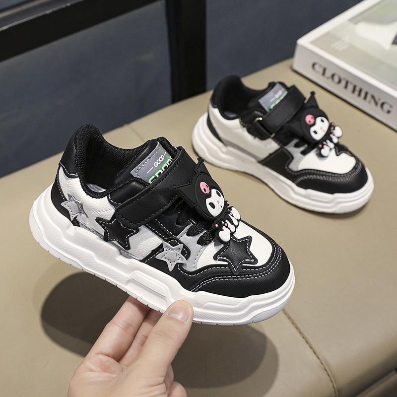 2025 autumn new children's board shoes Korean version fashion trendy shoes Velcro kindergarten little girl student sports shoes