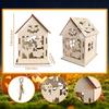 Wooden DIY Autumn Halloween Thanksgiving House Decoration Set