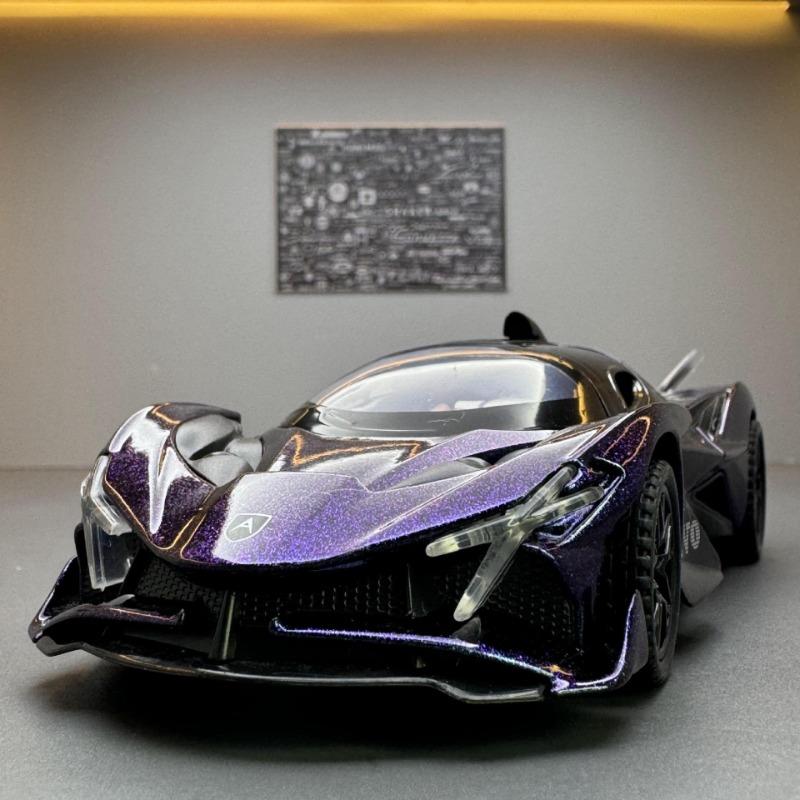 

Модель автомобиля из сплава 1:32 масштаба Apoll IE, модель суперкара со звуком и светом, миниавтомобиль Voiture, коллективные игрушки, транспортные средства, домашний декор