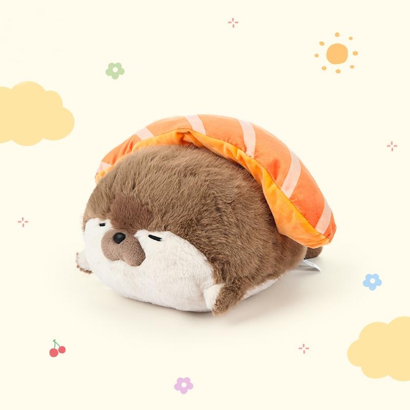 Cute Sushi Seal Plush Toy Lifelike Stuffed Animal Soft Pillow Cushion For Kids