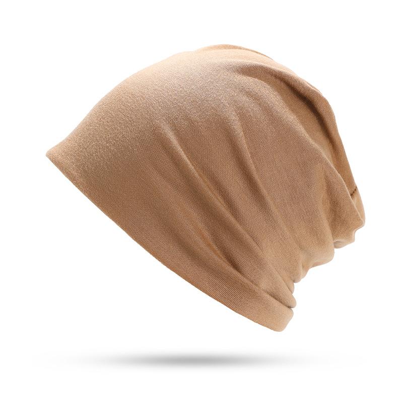 Bonnet slouchy en coton Hip-Hop Doux Léger Bonnet de course Adulte Chapeau de nain Bonnet chimio Pour Hommes Femmes Bonnet de sommeil Hip-Hop Extensible