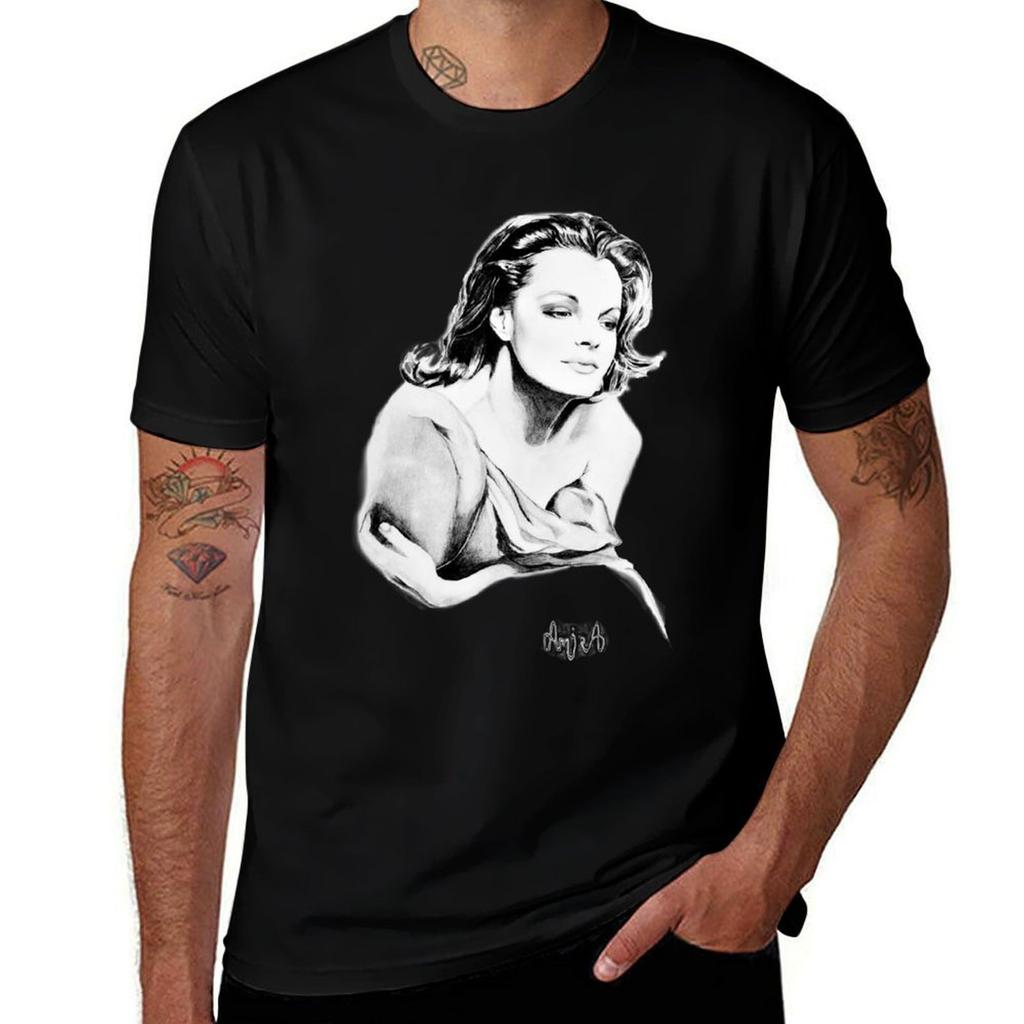 Romy Schneider Tshirt Work Duty Casual Tshirt