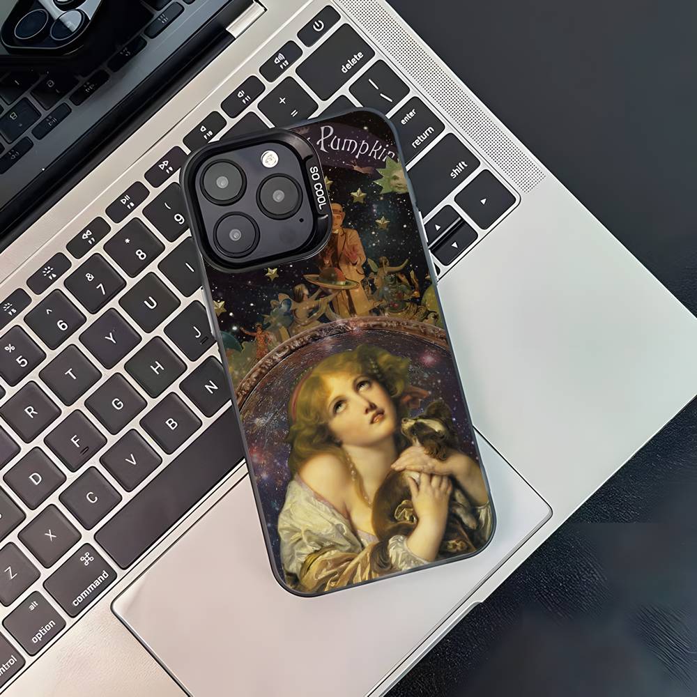 

The S-Smashing P-Pumpkins Phone Case For iPhone 17,16,15,14,13,12,11,Pro,XS,Max,Plus,Mini,SE4,E Black Matte Shockproof Cover iPhone16PROMAX