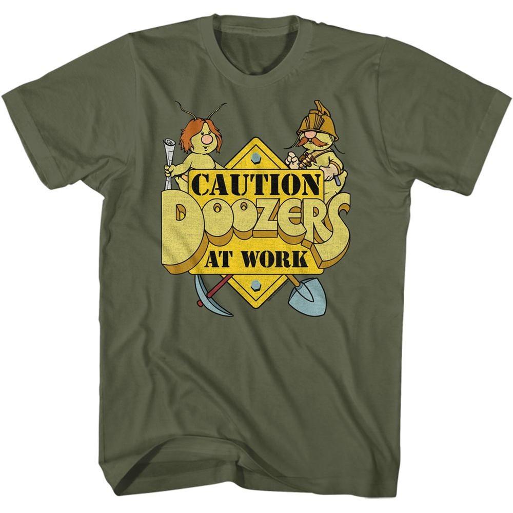 Fraggle Rock Caution Doozers TV Shirt L