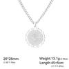 Saint Christopher Medal Pendant Necklace Religious Amulet Protector Jewelry for Men Women Traveler Faith Gifts