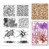 PVC Plastic Clear Stamps for DIY Scrapbooking Photo Album Decorative Cards Making Mixed Shapes 160x110mm