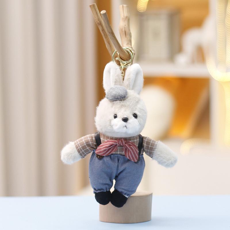

Plush Bunny Toy For Girls With Short Plush Material And Heartwarming Gift Idea For Kids And Teens Brown
