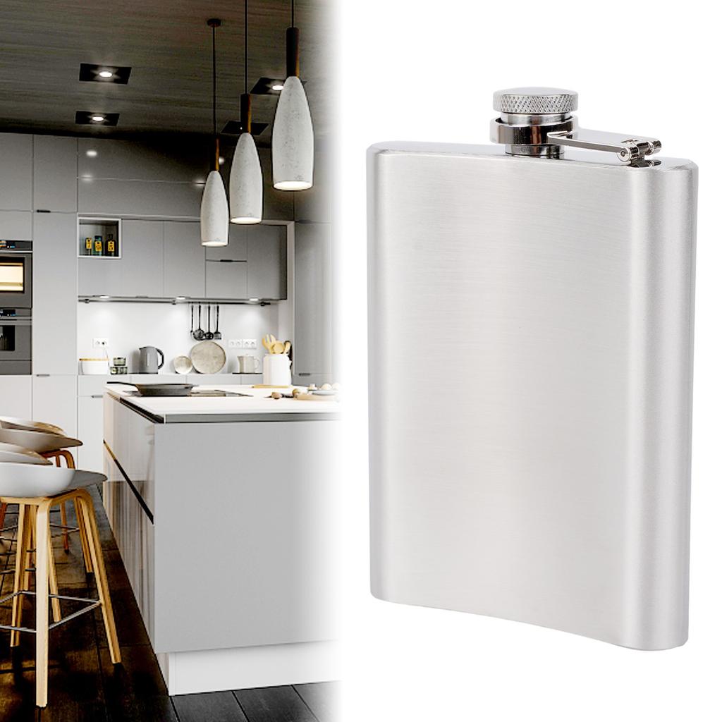 Flask 220ml/8oz Large Capacity Pocket Wine Bottle Stainless Steel