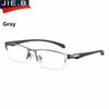 Sun Photochromic Myopia Eyeglasses Optical Men Student Finished Myopia Eyewear Prescription Glasses Frame Half Rim -1.0 -4.0