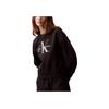 Calvin Klein Letter Print Crew Neck Comfort Long Sleeve Sweatshirt Women Black 40W204P-001