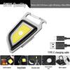 OEING Mini Rechargeable Magnetic Keychain Work Light