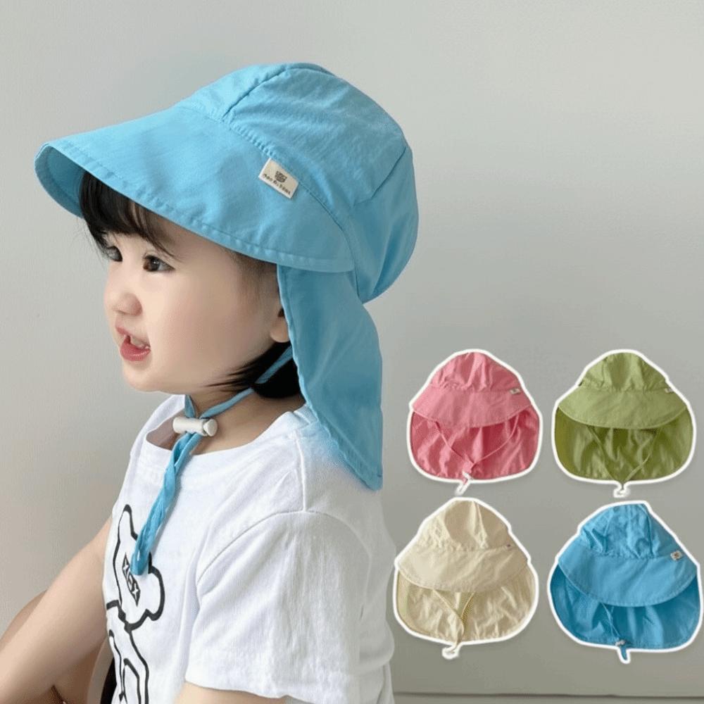 Baby-Sonnenhut für draußen Schnelltrocknend Kinder-Sonnenschutzkappen Neuer Strand-Eimerhut Jungen Mädchen