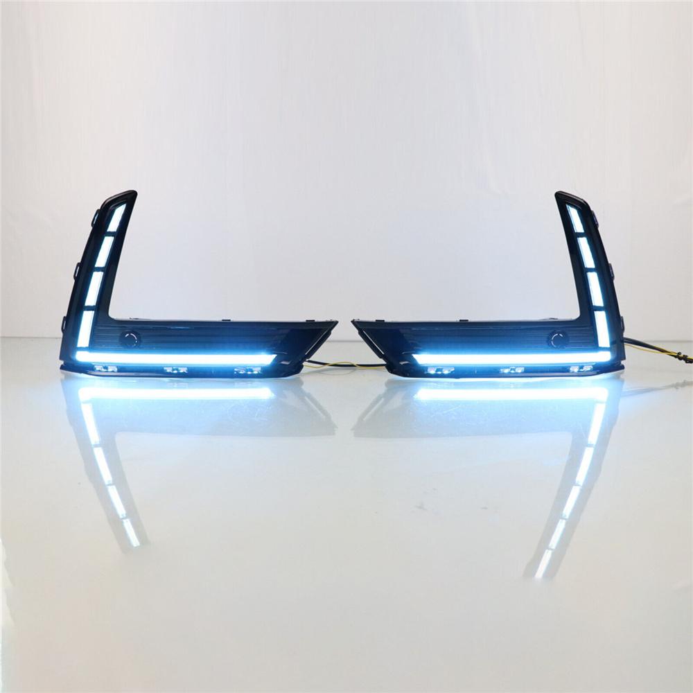 2PCS  LED Daytime Running Light Fog Turn Signal Light For Honda CR-V 2023 2024