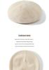 Women's 100% Pure Cashmere Beret for Autumn/Winter - Warm, Versatile, French Style, Large Fit, Slimming, Thick Knit, Solid Color.