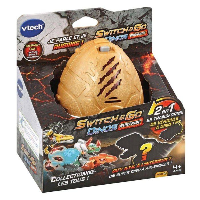 Jouet - VTECH - Switch - Go Dinos Surprise - 15 pièces - 2 modes de jeu - 20 sons réalistes