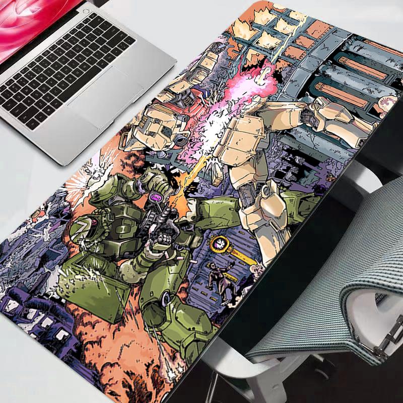 Mouse Pad Gaming Large Mobile Suit Gundam Dywan Gamer Keyboard Desk Mat Table Carpet Mousepad XXL For Computer