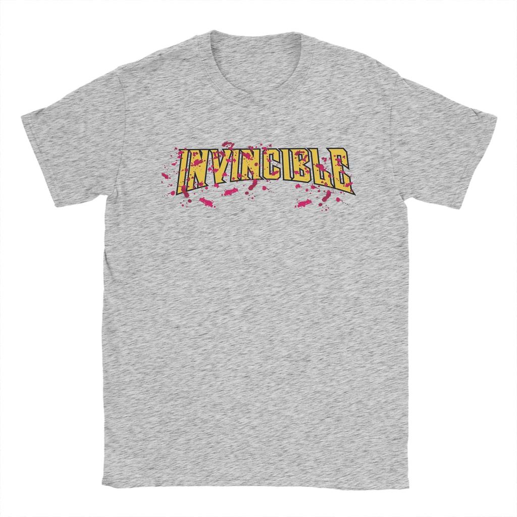 Invincibles Comic T Shirt Unisex Cotton Vintage TShirts Round Collar Tees Short Sleeve Clothes Gift