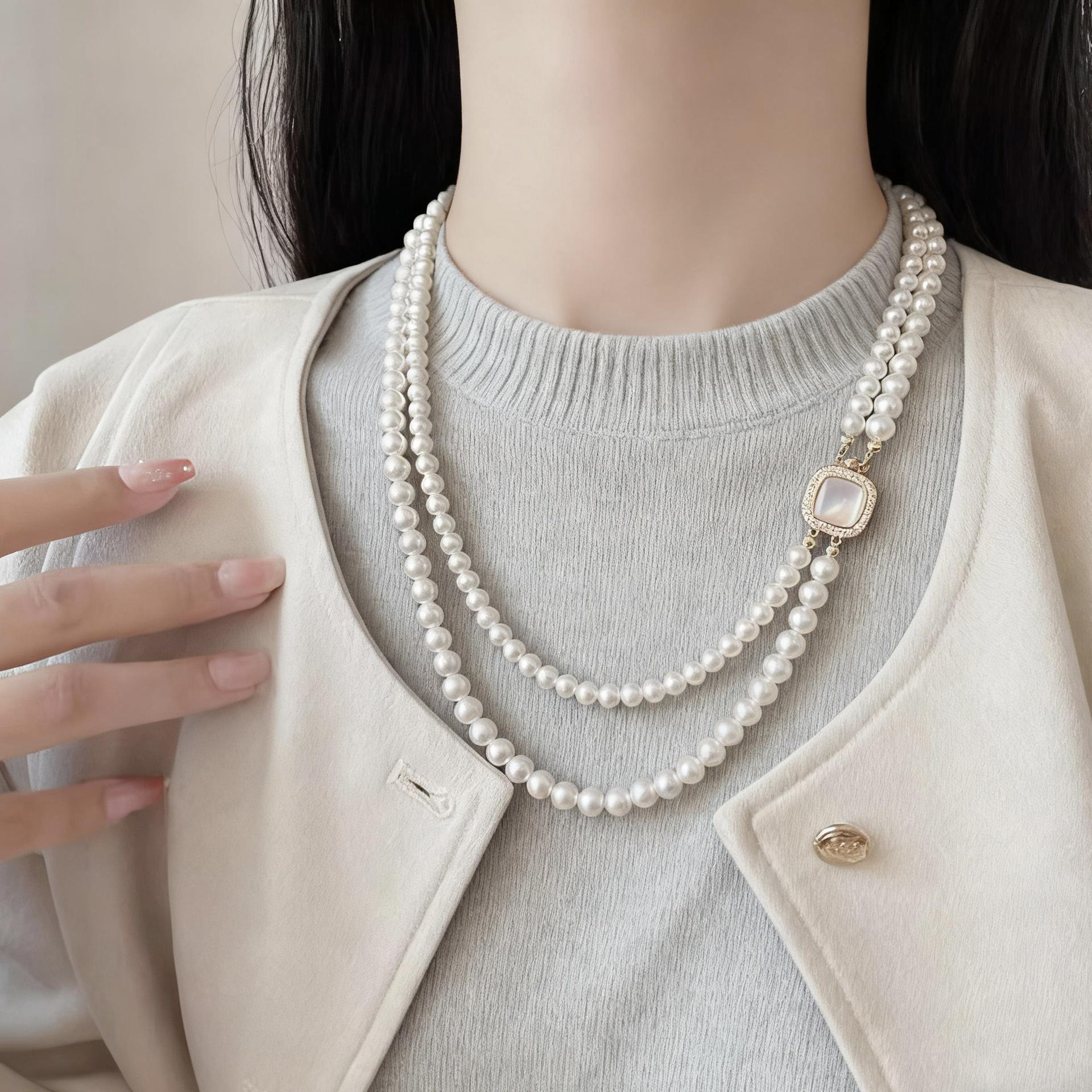 

Міжкордонний ароматний ланцюжок для светра: Корейський стиль, довге намисто, модно універсальне, високоякісний сплав, стійке до вицвітання