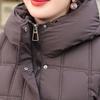 Fashion Woman Winter Long Coats Hooded Thick Warm Casual Winter Jacket Women's Parkas With Belt