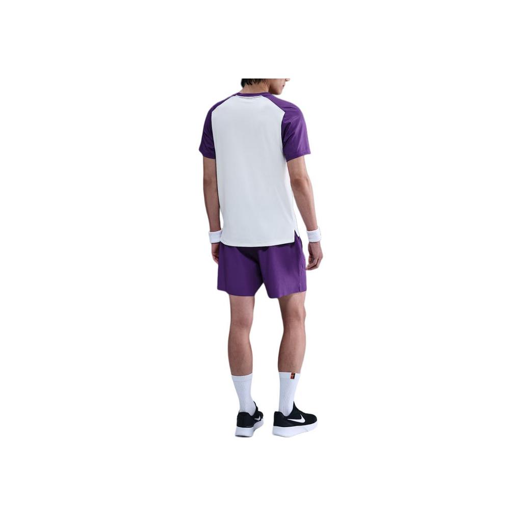 Nike Camiseta de Manga Corta Ajustada con Cuello Redondo y Bloques de Color para Hombre Tops FZ9846-507