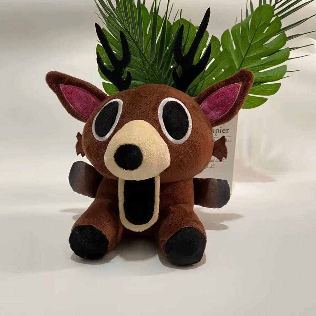Forest Survival 99 Nights Brown Elk Deer White Owl Plush Doll Stuffed Animal Soft Pillow Kids Gift Game Merchandise