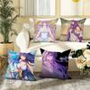 Athena Animation S-Saint S-Seiya Kissenbezug Quadratisches Kissen Schlafzimmer Sofa Freizeit Komfort Kissen Wohnzimmer Heimdekoration 40X40