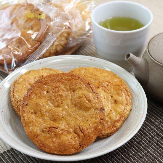 Kingodo Atsuyaki Senbei Rice Crackers - Soy Sauce (18pcs)