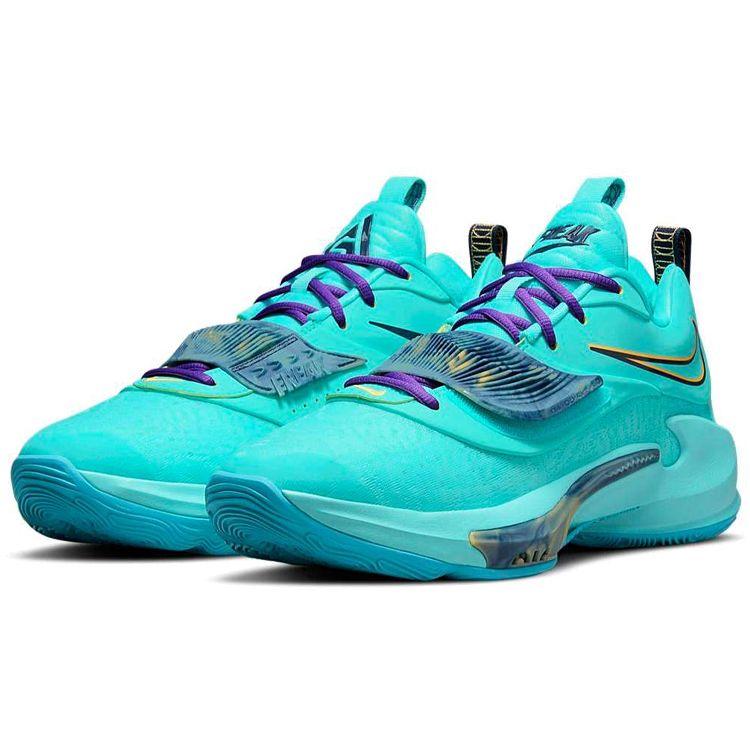 Nike Zoom Freak 3 EP Aqua Unisex Sneakers Blue Dynamic-Turquoise Midnight-Navy DA0695-400