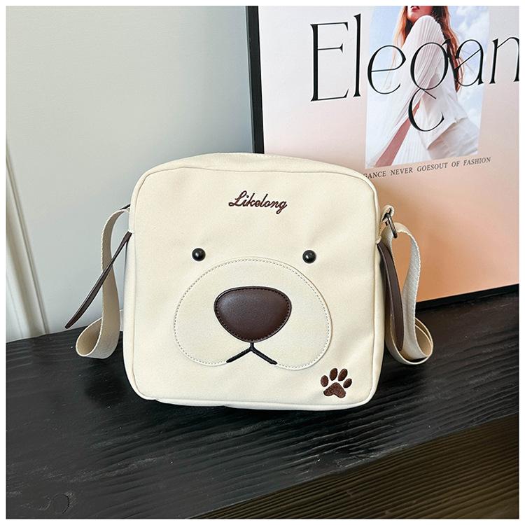 2025 new cartoon cute shoulder casual student versatile foreign style DIY popular Internet celebrity small bag girl bag