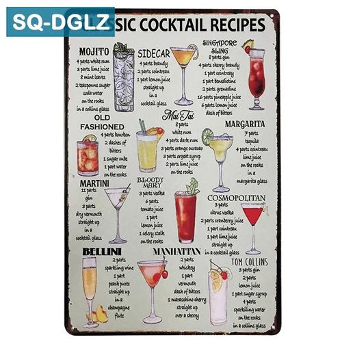 [SQ-DGLZ]Hot THIS WINE Metal Sign Vintage Metal Plates Cafe Pub Club Home Wall Decor Tin Signs Retro Plaque